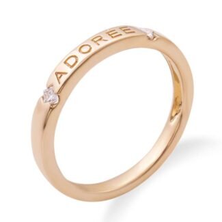 Glorious Gold Moissanite Ring