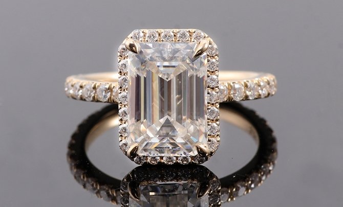 Square Diamond Ring